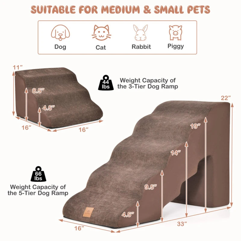 Non-Slip Soft Material Pet Dog Steps