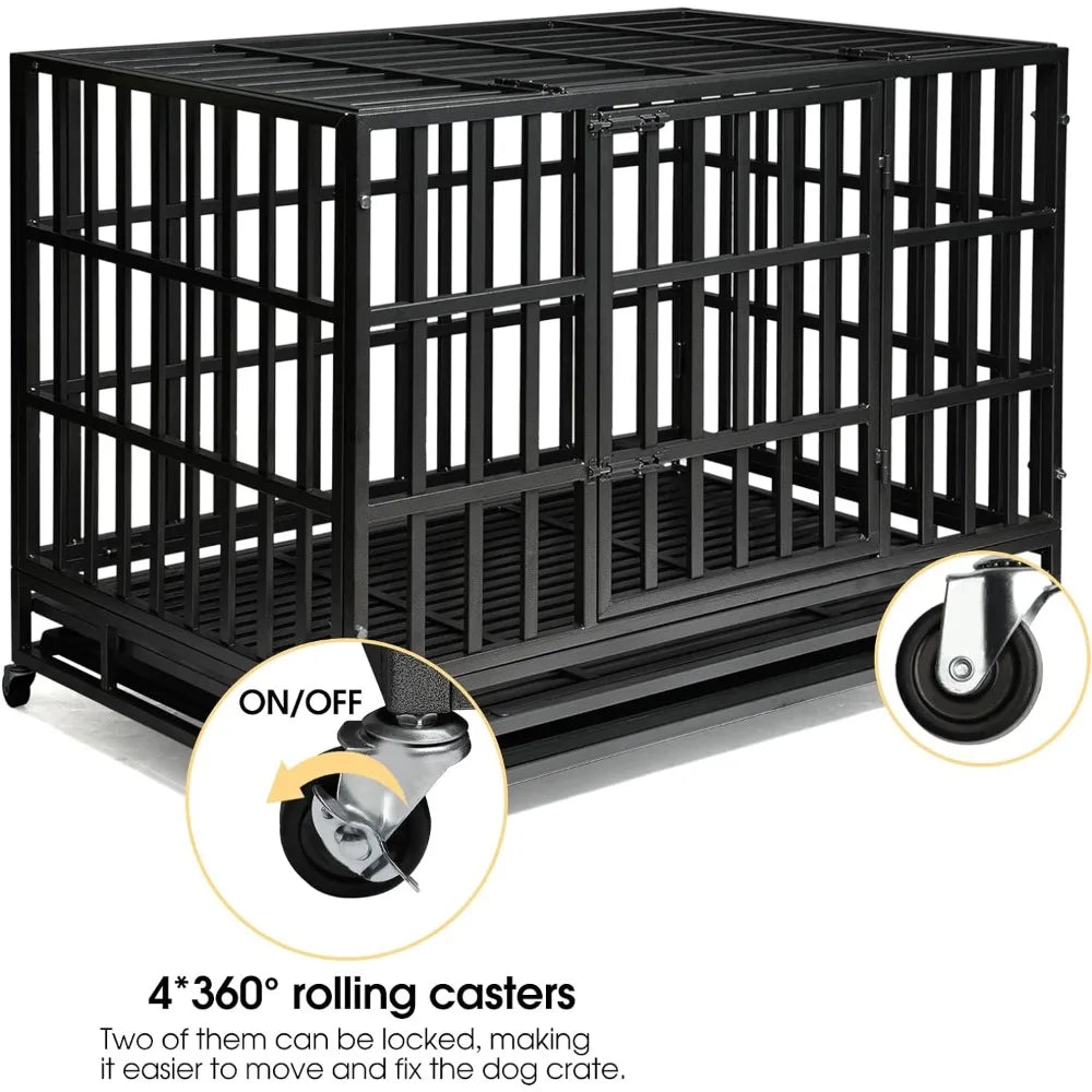 Enhanced Heavy-Duty Dog Cage