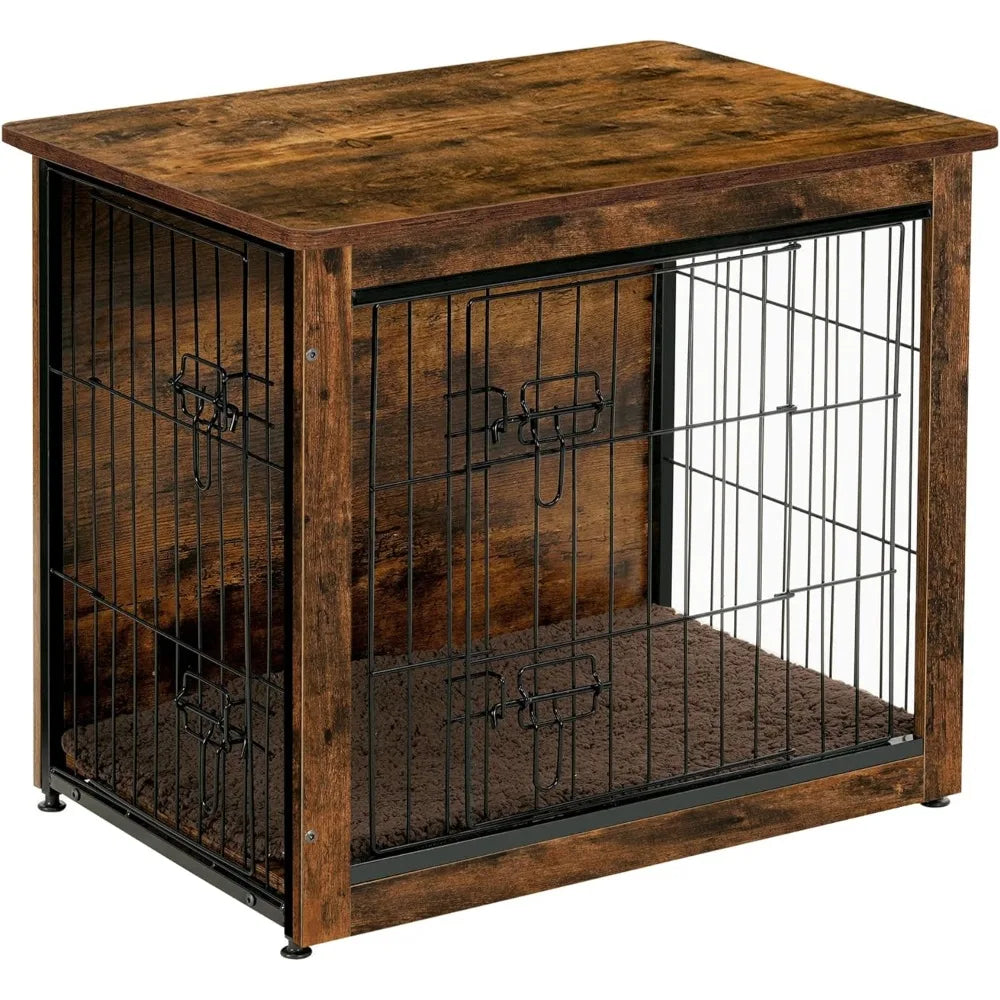 Dog Crate Furniture with Cushion