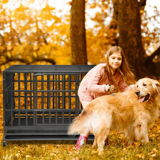 Enhanced Heavy-Duty Dog Cage